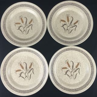 Set of 4 VTG Dinner Plates 10 