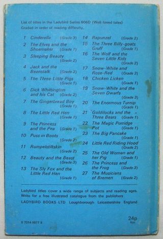 Vintage Ladybird Book - Cinderella - Well Loved Tales 606D - 24p Good/Very Good 2