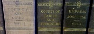MEMOIRS OF THE COURTS OF EUROPE 8 Volumes 1910 HC PF Collier & Son 3