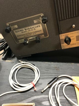 Kodak Sound Kodascope Model FS - 10 - N 16mm Sound Movie Projector with Speaker 2