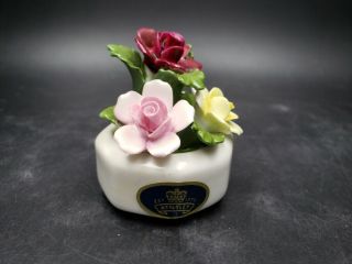 Vintage Aynsley Hand Modelled Fine Bone China Roses Flower Bouquet