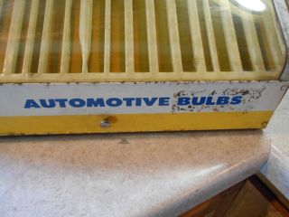 Vintage GE General Electric Automotive Bulb Display Case Holder Metal 2