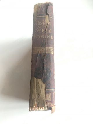 Vintage Book ‘growth Of The Steam Engine’ By Robert H.  Thurston,  A.  M. ,  C.  E.  1878