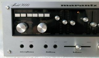 Marantz Model 3600 Control Stereo Console Preamplifier Preamp MADE IN USA 2