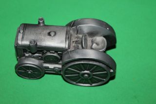 Vintage 1974 Banthrico Tractor Coin Bank Metal Cast Pewter