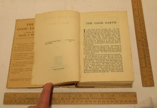 The GOOD EARTH - PEARL S BUCK - 1931 Second Edition - METHUEN & CO LTD - hb w/dj 6