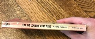 FEAR AND LOATHING IN LAS VEGAS Hunter S.  Thompson paperback ed.  1971 3