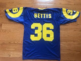 Los Angeles Rams Vintage 90s Jerome Bettis Blue Jersey Starter Sz 46 M