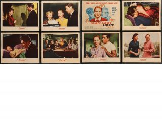 Lizzie 1957 Eleanor Parker Set Of 8 Vintage Movie Lobby Cards