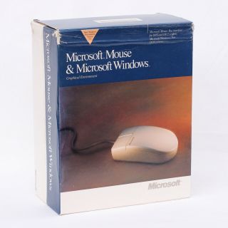 Vintage Microsoft Mouse (bus) & Microsoft Windows Version 3.  0 Bundle