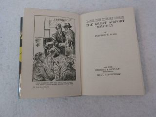 Franklin Dixon THE GREAT AIRPORT MYSTERY Hardy Boys 9 Grosset & Dunlap Reprint 8
