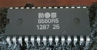 Mos 8580 R5 Sid Chip,  For Commodore 64,  And,  Part.  Exrare