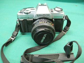 Minolta X - 370 35mm Film Camera Md 50mm 1.  7 Lens Guaranteed