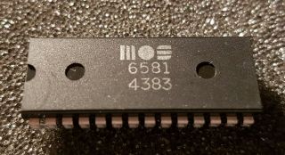 Mos 6581 Sid Chip,  For Commodore 64,  And,  Extremely Rare