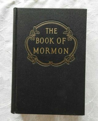 1920 " The Book Of Mormon " Heber J.  Grant Church Of Latter Day Saints Shape