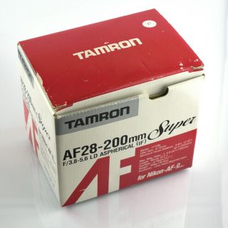 Tamron For Nikon Afd 28 - 200 F/3.  8 - 5.  6 Ld Aspherical (if) Lens