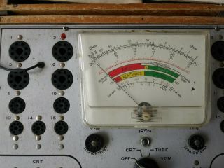 Vintage Mercury Radio Tube Tester Model 300 2