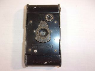 Kodak Vest Pocket Folding Camera With Suede Leather Case