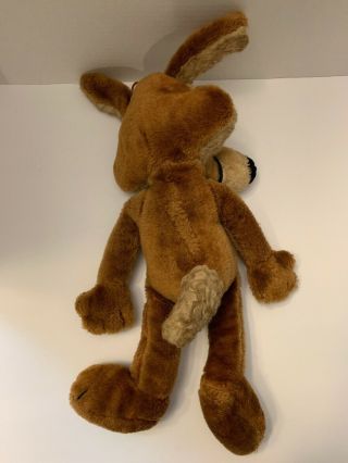 Vintage Warner Brothers Wile E Coyote Plush Stuffed Animal Mighty Star 20 Inch 4