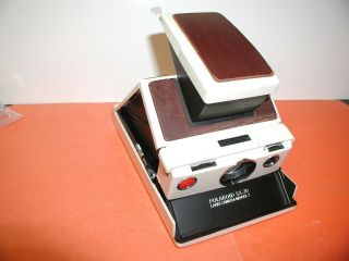 Polaroid Sx - 70 Land Camera Model 2,  White With Leather