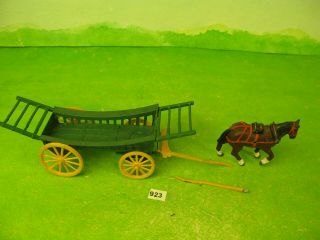 Vintage Charbens Lead 4 Wheel Farm Cart Collectable Toy Model Uncommon 923