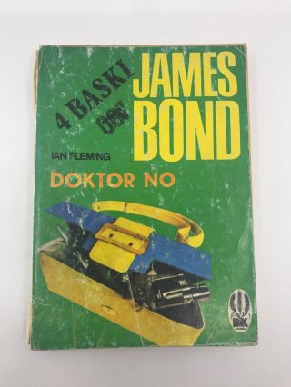 007 James Bond Doctor No - 1970s 70s - Foreign Spy Novel - Ultra Rare - F