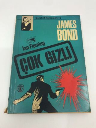James Bond For Your Eyes Only - 1960s 60s - Foreign Detective Novel - Very Rare