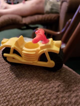Vintage Fisher Price Little People Motorcycle Accessory -