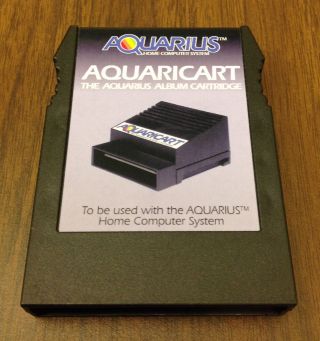 Aquaricart Album Cartridge for Mattel Aquarius Home Computers 2