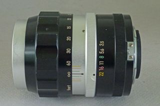 Nikon Nippon Kogaku Nikkor - Q 13.  5cm F:3.  5 lens and plastic case from Japan 3