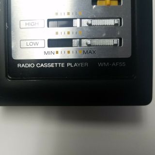 Vintage Sony Walkman AM - FM Radio Cassette Players WM - AF55 3