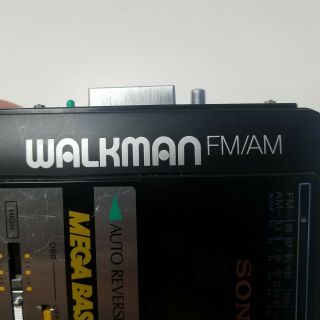 Vintage Sony Walkman AM - FM Radio Cassette Players WM - AF55 4