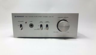 Vintage 80s Pioneer Mic Mixing Amplifier Model Ma - 10