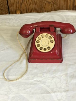 Dial - O - Phone Vintage Tin Toy Telephone