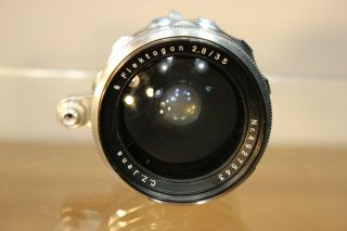 Vintage Exakta Mount Carl Zeiss Jena FLEKTOGON 2.  8/35mm Wide Angle Lens 2
