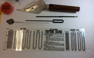 VINTAGE RUG CRAFTERS SPEED TUFTING TOOL SET & INSTRUCTIONS 4