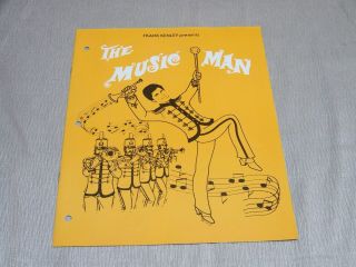 Vintage The Music Man Theater Playbill Signed By Dick Gautier & Judith Mccauley