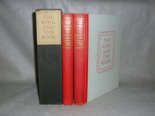 The Ring And The Book By Robert Browning Limited Editions Club Lec Book 1949