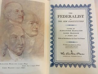 The Federalist by Alexander Hamilton 1979 Easton Press Collector ' s Edition 5