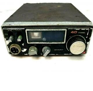 Vintage Sharp Cb Radio Cb - 2460 Classic 1970 