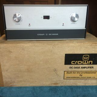 Classic Crown Dc300a Stereo Power Amplifier.