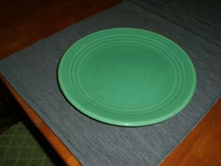 Vintage Bauer Pottery Ringware Jade Green Luncheon Plate 2