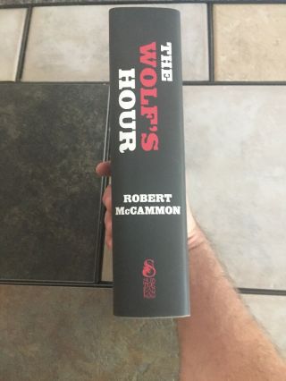 Robert McCammon The Wolf’s Hour Signed Limited Edition Sub.  Press.  Hardcover 3