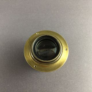 E.  SUTER Basel ANASTIGMAT Serie I 180mm F6.  8 No2 38309 Brass Lens 8