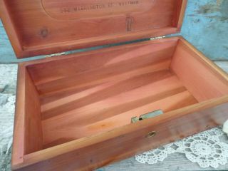vintage Lane cedar chest jewelry trinket box 2 keys Rosen Furniture Whitman VA 4
