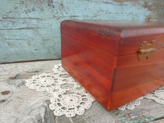 vintage Lane cedar chest jewelry trinket box 2 keys Rosen Furniture Whitman VA 7