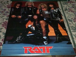 Ratt Vintage Group 1988 Poster Robin Crosby