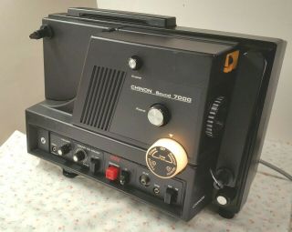 LOOKING Chinon Sound 7000 8mm Projector MADE IN JAPAN BASIC FUNCTION 6