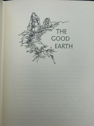 The Good Earth,  Pearl S Buck,  Franklin Library Fine Binding 1977 GREEN Leather 2