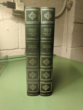 Nicholas Nickleby - Charles Dickens - 2 Vol.  - Hardcover - 1968 - Vg Centennial